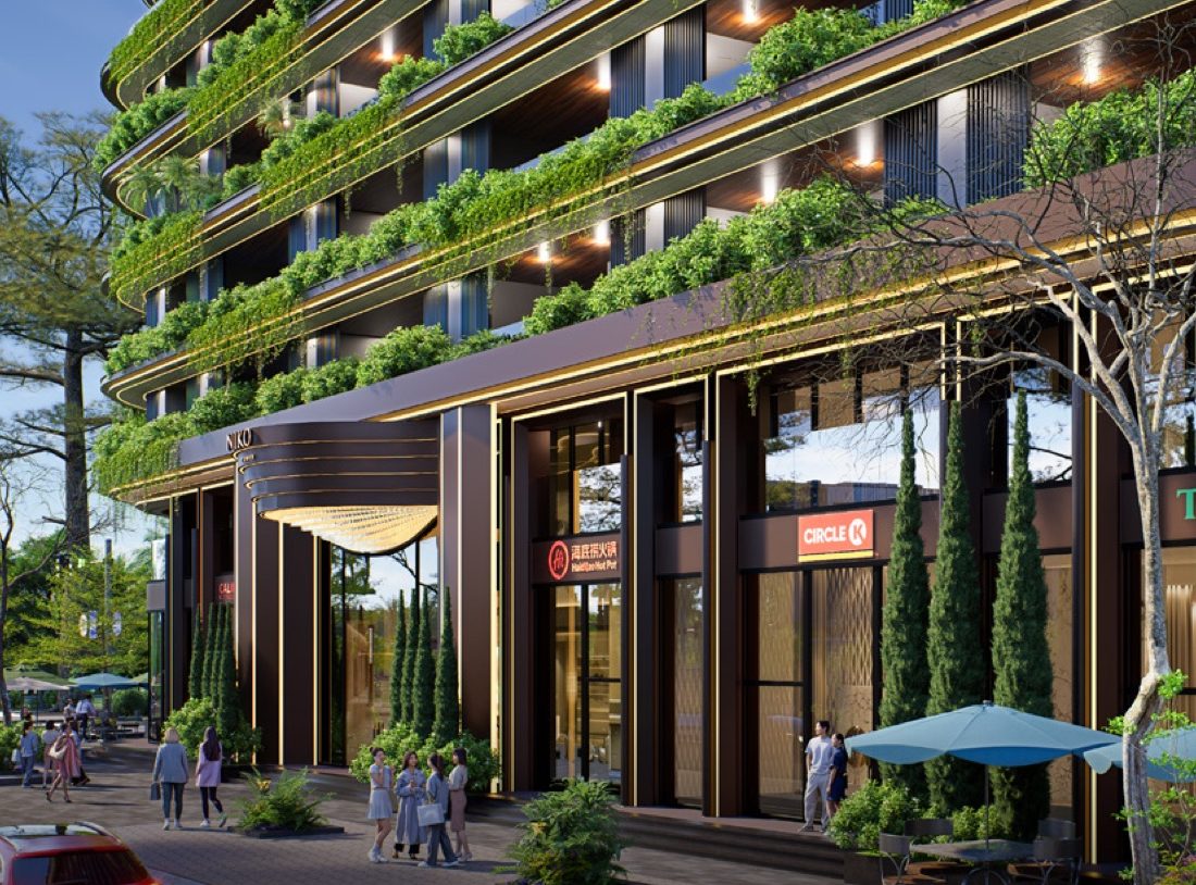 Kiến trúc xanh và khối đế thương mại NIKO Tower