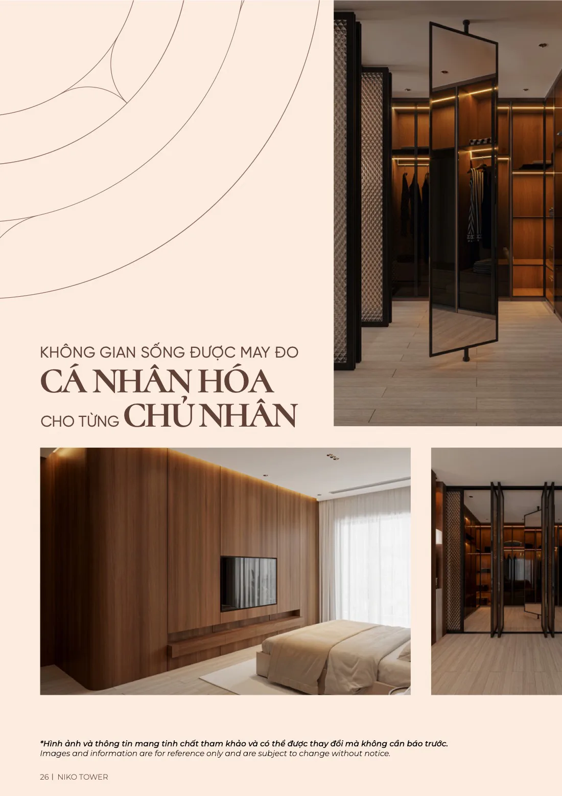 Hình ảnh tham khảo phương án bàn giao căn hộ NIKO Tower