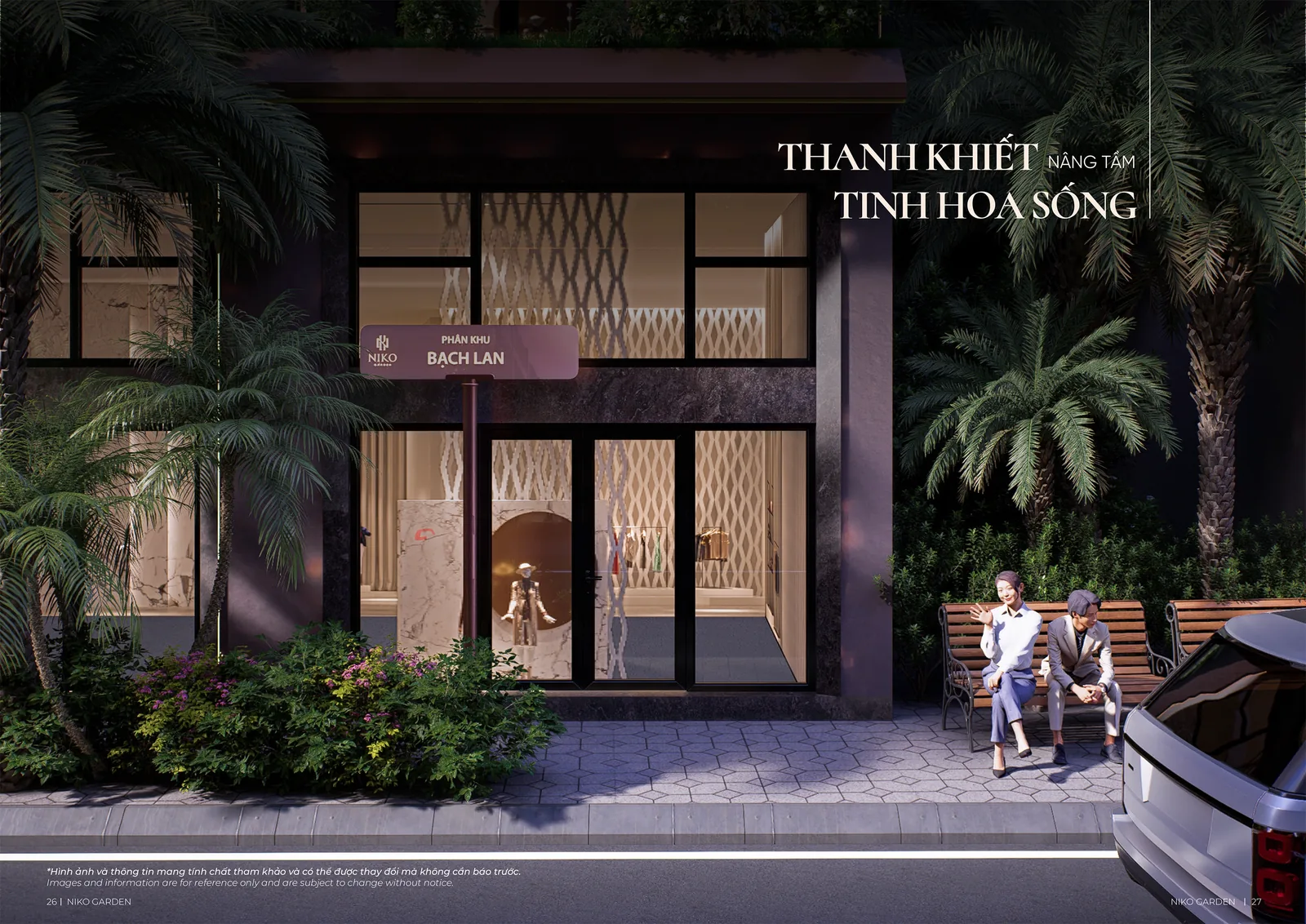 Phân khu Bạch Lan dự án NIKO Garden Linh Đàm