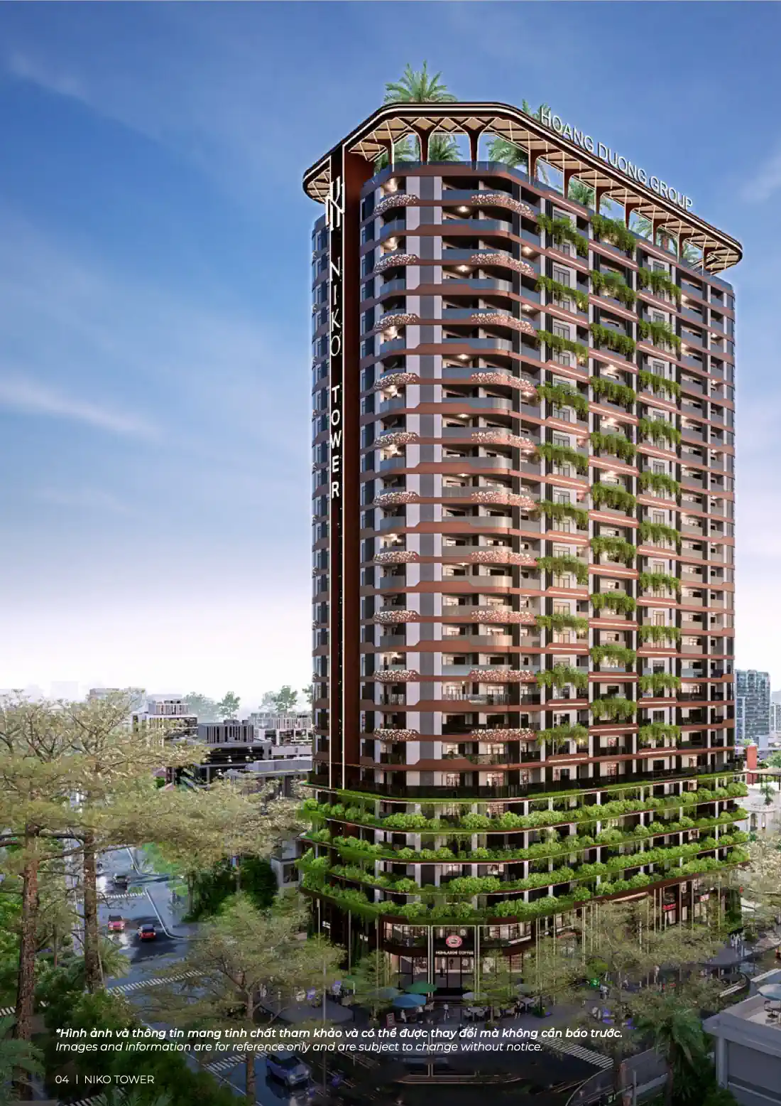 Thiết kế mặt ngoài NIKO Tower