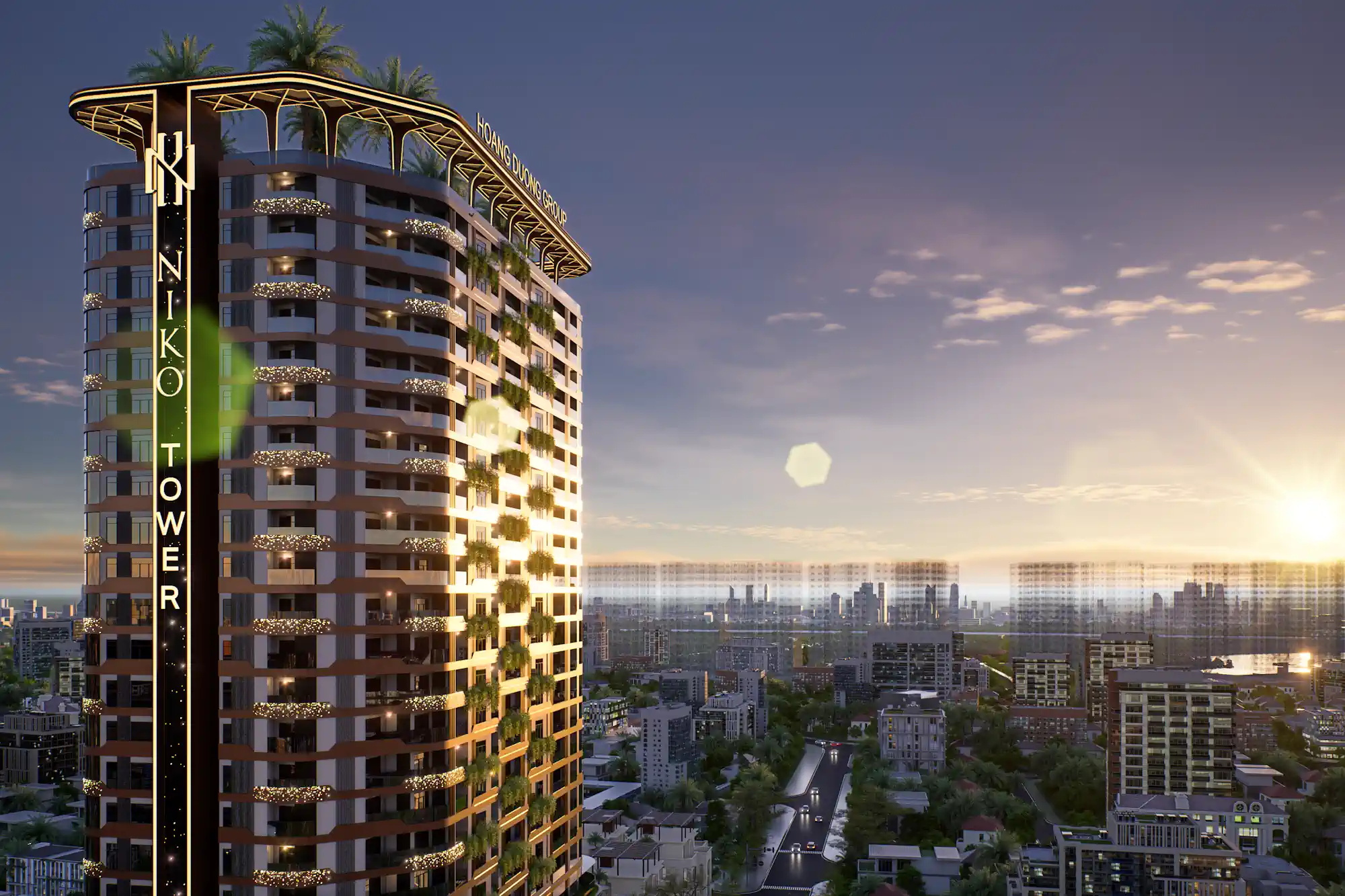 NIKO Tower Hoàng hôn